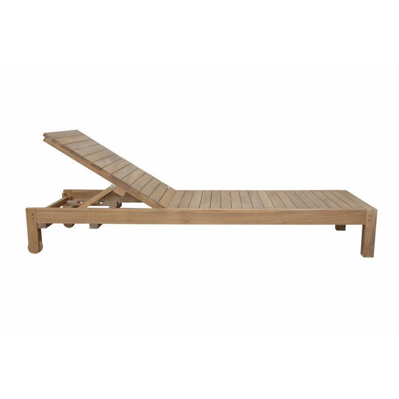 Anderson Teak South Bay Outdoor Teak Chaise Lounge Wayfair